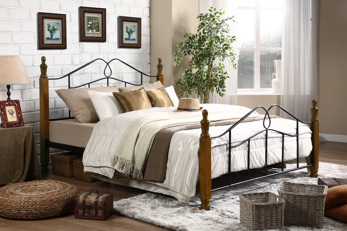 Wholesale Interiors Baxton Studio Queen Platform Bed & Reviews | Wayfair